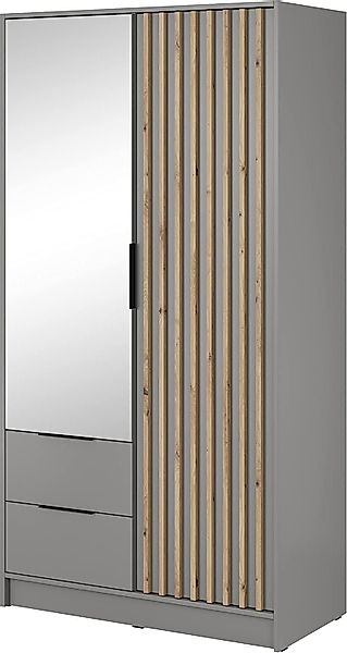 MOEBLO Kleiderschrank JOHN (Latten aus Holz, günstig online kaufen
