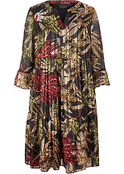 Kleid mit floralem Muster günstig online kaufen