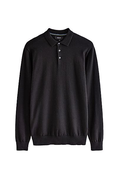Next Langarm-Poloshirt Langärmeliges Regular Fit Poloshirt günstig online kaufen