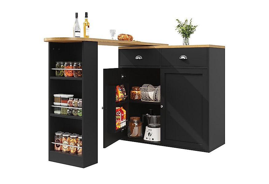 REDOM Bartisch Multifunktionale Aufbewahrung Reversibel Tisch (360° Drehbar günstig online kaufen