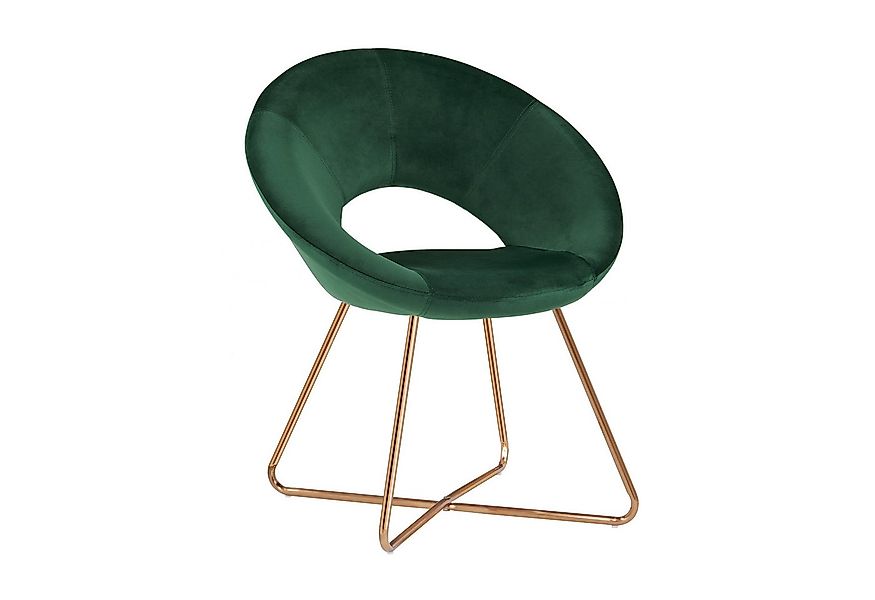 Duhome Loungesessel (439D), Esszimmerstuhl Wohnzimmerstuhl, Samt Polsterstu günstig online kaufen