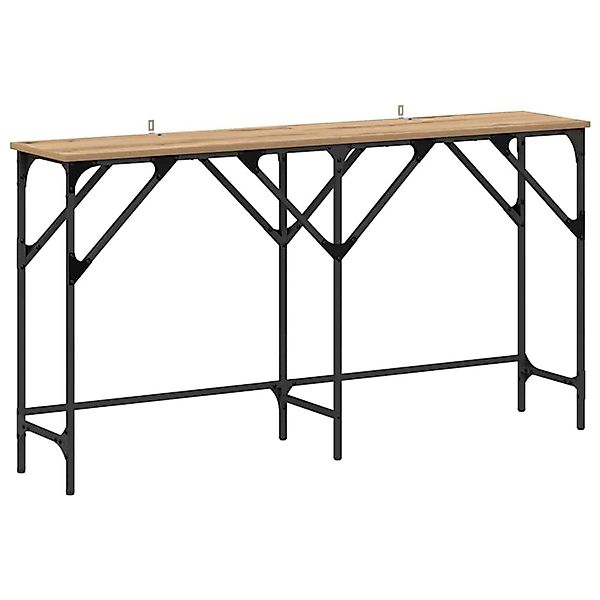 vidaXL Konsolentisch Eiche handwerklich 140 x 29 x 75 cm Holzwerkstoff 8835 günstig online kaufen