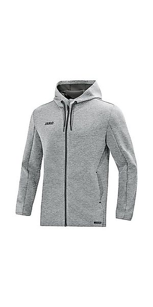Jako Trainingsjacke Kapuzenjacke Premium Basics (Double-Tech-Knit) hellgrau günstig online kaufen
