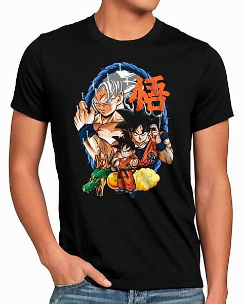 style3 T-Shirt Saiyan Evolution super dragonball z gt songoku breakers daim günstig online kaufen