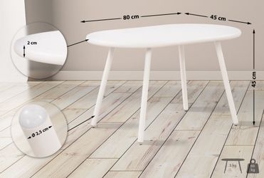 TPFLiving Couchtisch Velan (Tischplatte: Recyceltes Polypropylen, UV-bestän günstig online kaufen