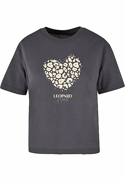 Merchcode T-Shirt "Merchcode Ladies Leopard Heart Everyday Tee", (1 tlg.) günstig online kaufen