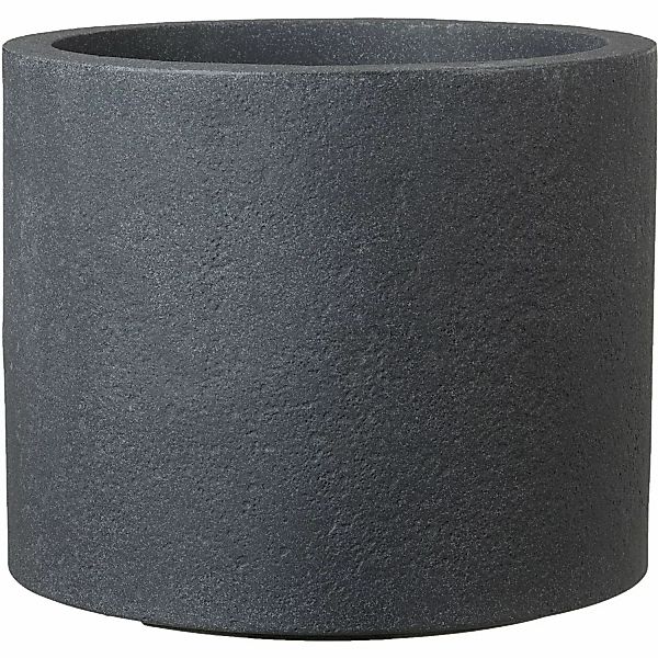 Scheurich Pflanzgefäß Riva Ø 40 cm x 31 cm Schwarz Granit günstig online kaufen