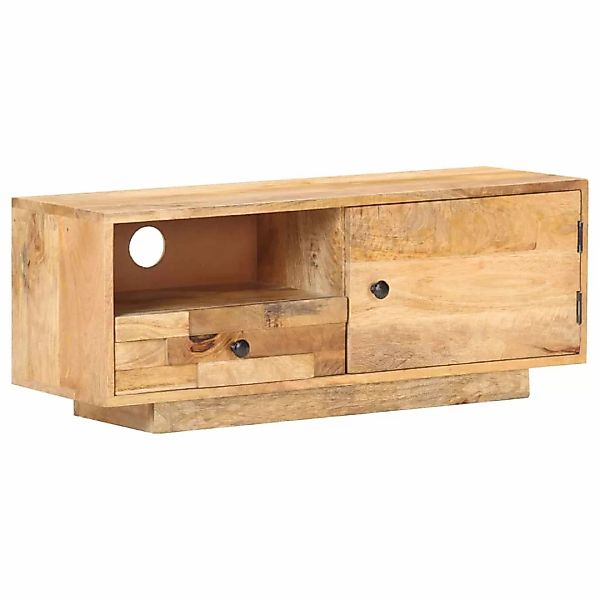 Tv-schrank 90x30x35 Cm Mango Massivholz günstig online kaufen