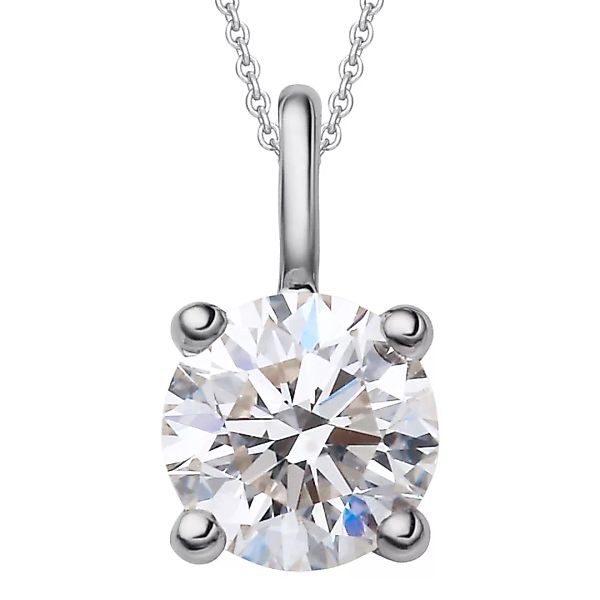 ONE ELEMENT Kettenanhänger "0.3 ct Diamant Brillant Anhänger aus 750 Weißgo günstig online kaufen