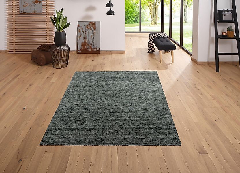 OTTO home Wollteppich »Tessa« rechteckig 15 mm Höhe reine Wolle, handgewebt günstig online kaufen