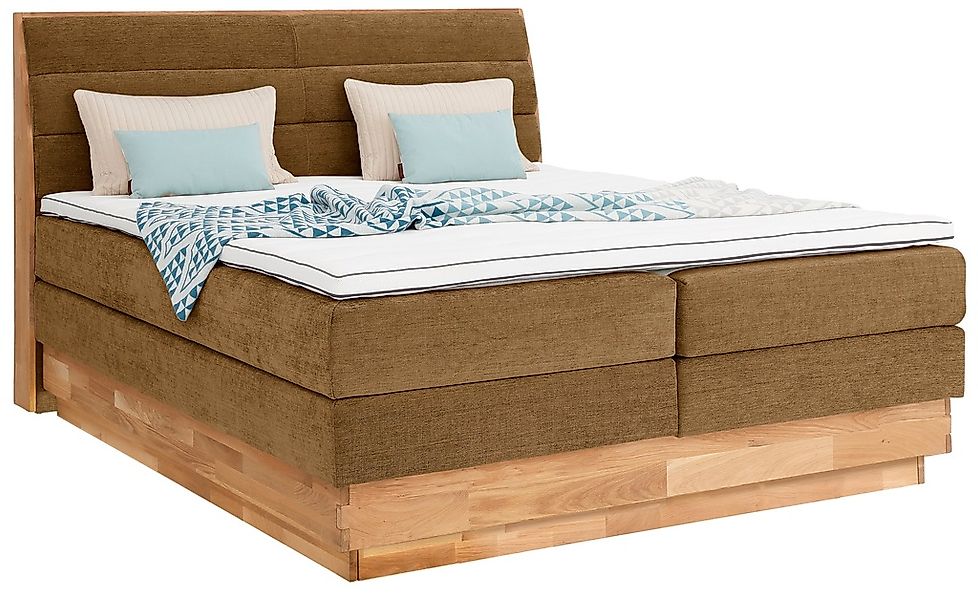 OTTO products Boxspringbett "Jenna", ohne LED-Beleuchtung, mit zertifiziert günstig online kaufen