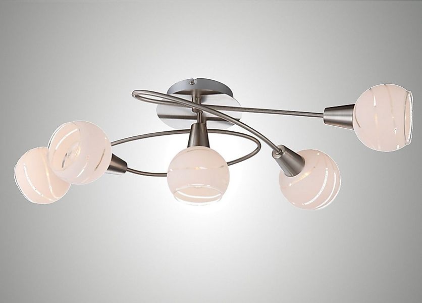 TRANGO LED Deckenleuchte, Dimmfunktion, 5-flammig 1001-52SD Deckenleuchte O günstig online kaufen