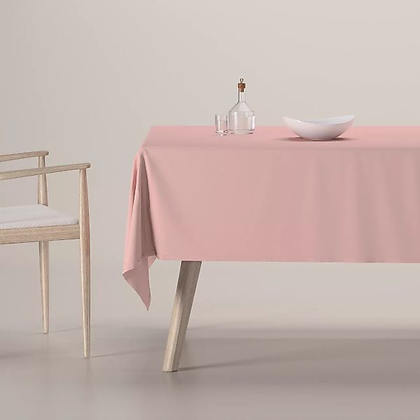 Rechteckige Tischdecke, rosa, Loneta (133-39) günstig online kaufen