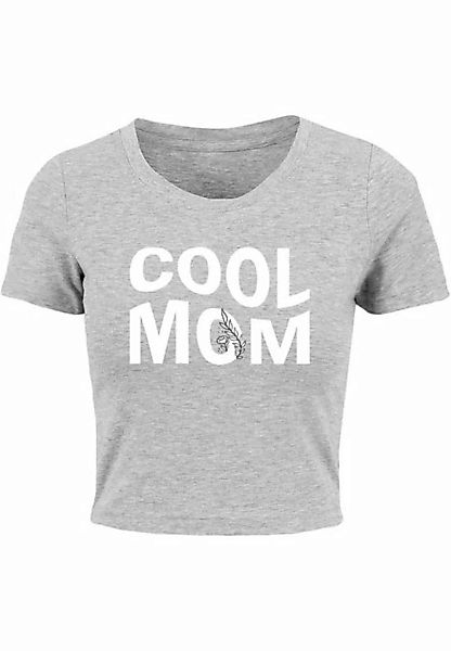 Merchcode T-Shirt Merchcode Damen Ladies Mothers Day - Cool mom Cropped Tee günstig online kaufen