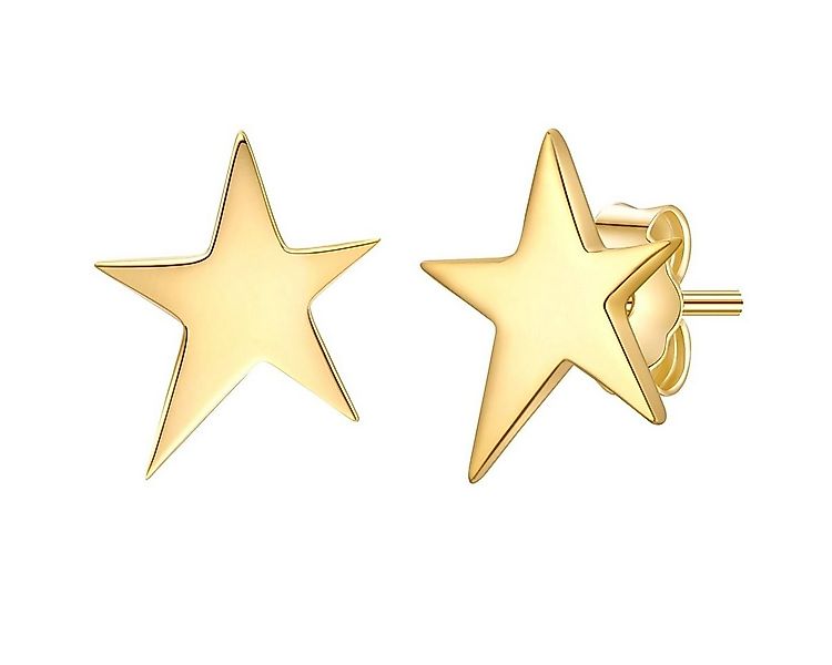 Glanzstücke München Paar Ohrstecker Stern gelbgold, aus Sterling Silber günstig online kaufen