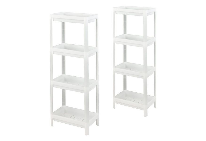 COSTWAY Standregal, Küche, 2er Set Nischenregal schmal, 36 x 23 x 99,5 cm günstig online kaufen