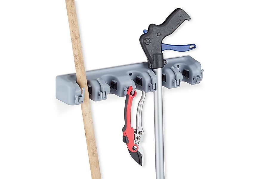 relaxdays Gartengerätehalter Gerätehalter Wandhalterung günstig online kaufen