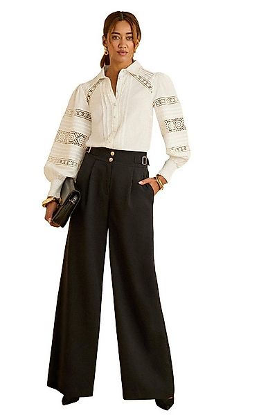 Love & Roses Palazzohose Love & Roses Hose mit weitem Bein, Regular (1-tlg) günstig online kaufen