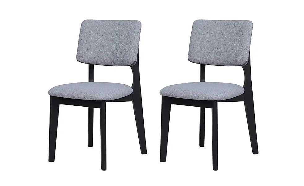 by Living Stuhl 2er-Set   ¦ grau ¦ Maße (cm): B: 48 H: 87 Stühle > Esszimme günstig online kaufen