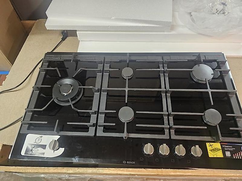 Neumarkt Abverkauf Einbaugaskochfeld / Kochfeld Bosch Glaskeramik Schwarz P günstig online kaufen