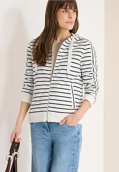 Langarm Sweatjacke mit Kapuze günstig online kaufen