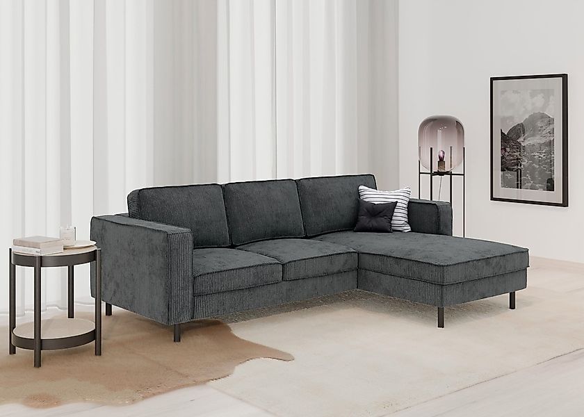 TRENDMANUFAKTUR Ecksofa "Watkins, Couch wahlweise mit Schlaffunktion & Bett günstig online kaufen