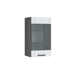 Vicco Glashängeschrank Fame-Line, Weiß Landhaus/Anthrazit, 40 günstig online kaufen