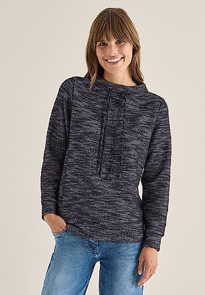 CECIL Langarmshirt mit Tunnelzugband am Kragen günstig online kaufen