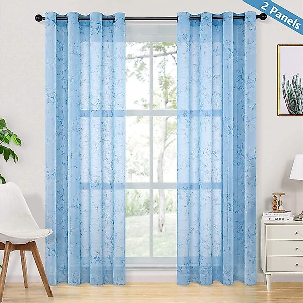 BYSURE Gardine, Ösen (2 St), halbtransparent, günstig online kaufen