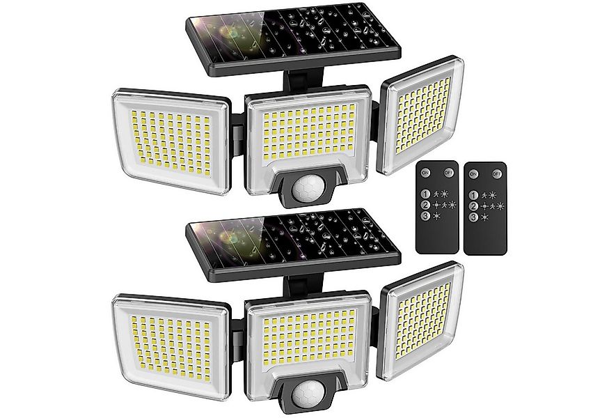 Novostella LED Solarleuchte Solarleuchte LED Solarlampe Fluter mit IR-Fernb günstig online kaufen
