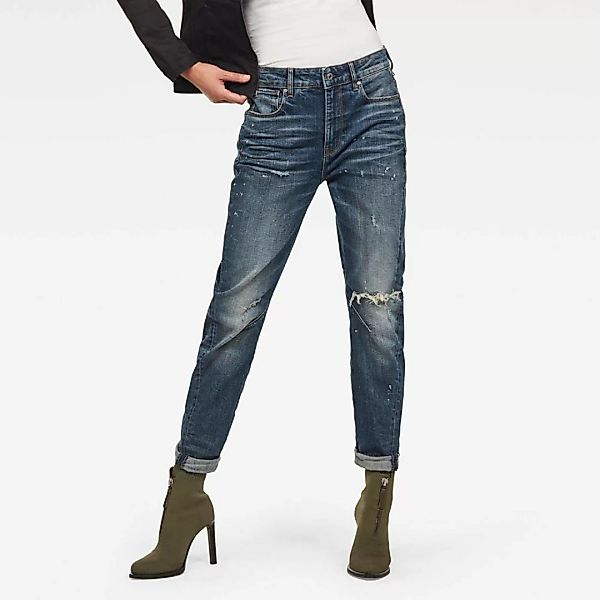 G-star Arc 2.0 3d Mid Waist Boyfriend Jeans 24 Dark Aged Painted Destroy günstig online kaufen