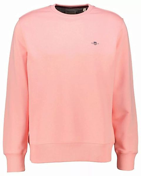 Gant Sweatshirt REG SHIELD C-NECK SWEAT, BUBBELGUM PINK günstig online kaufen