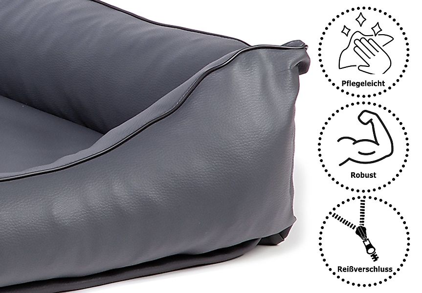 CopcoPet Tierbett Paco Hundebett Grau L günstig online kaufen