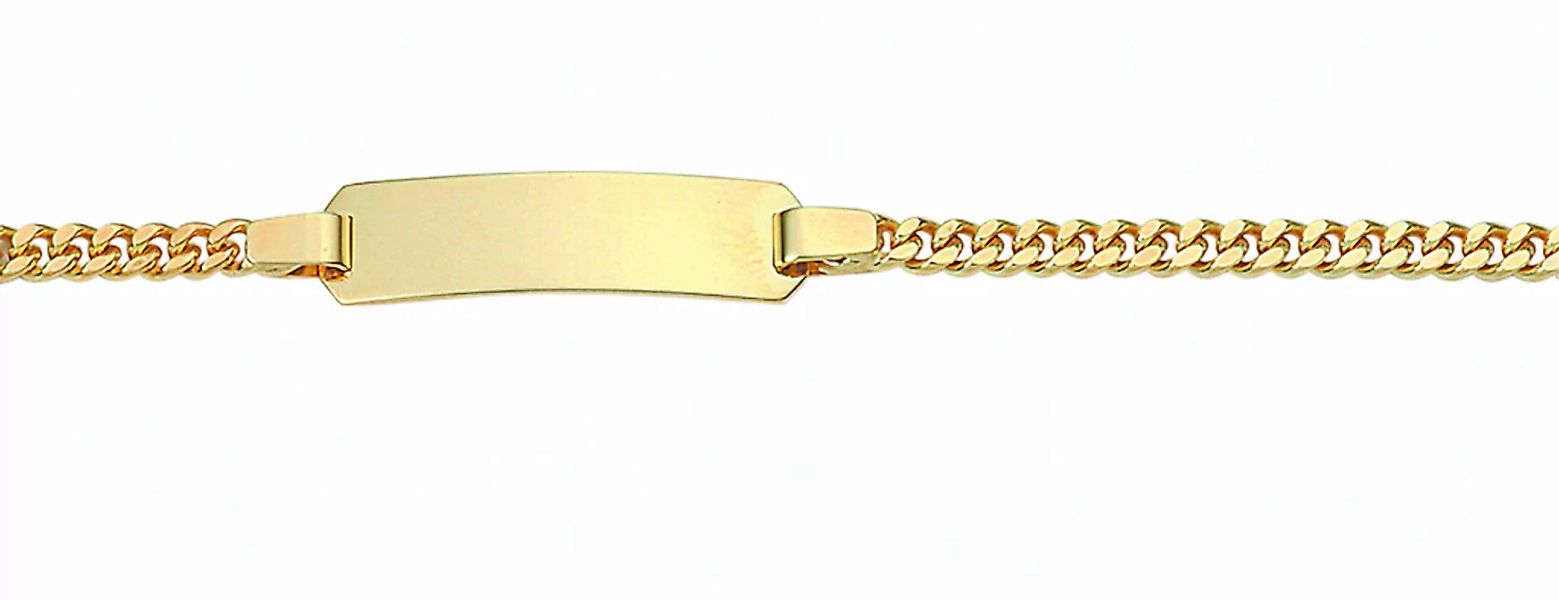 Adelia´s Goldarmband "Damen Goldschmuck 333 Gold Flach Panzer Armband 18,5 günstig online kaufen