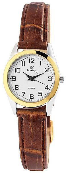 classique Quarzuhr 1900217 Classique Damenuhr mit XXL-Band aus Lederimitat günstig online kaufen