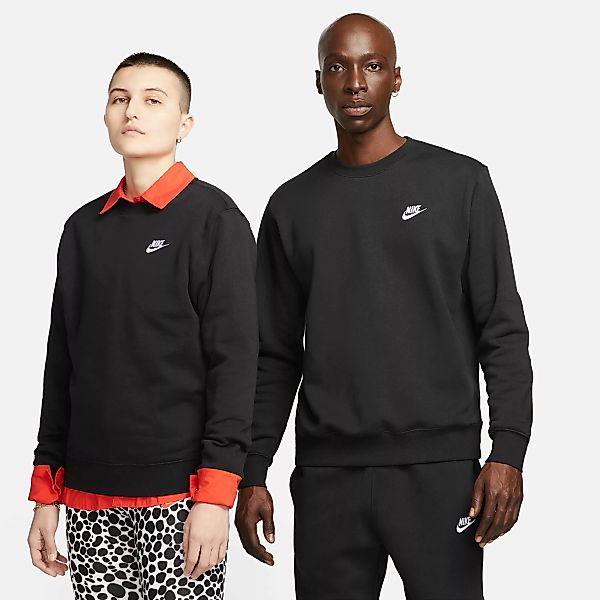 Nike Sportswear Club Crew Sweatshirt S Dark Grey Heather / White günstig online kaufen