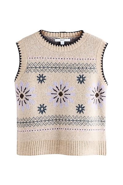 Next Pullunder Ärmelloses Strick-Tanktop Pullunder mit günstig online kaufen