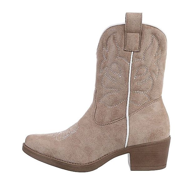 Ital-Design Damen Cowboyboots Western Westernstiefelette (83592434) günstig online kaufen