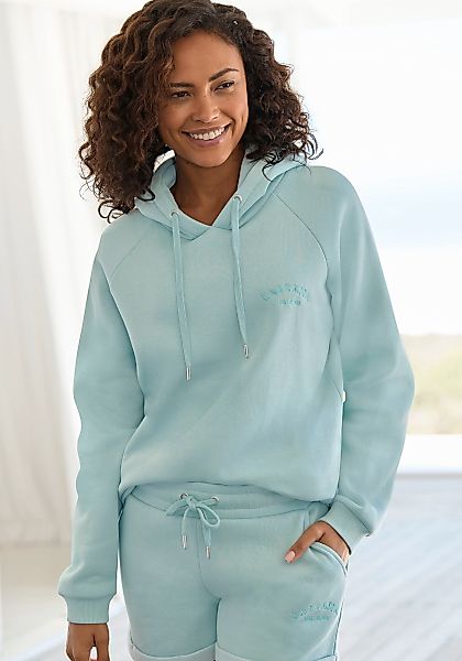 LASCANA Kapuzensweatshirt, mit Logostickerei, Loungewear günstig online kaufen