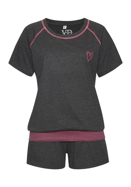 Vivance Dreams Shorty 2 Stk. tlg., mit dekorativen Flatlock-Nähten in Neonf günstig online kaufen