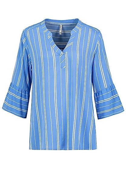 SUBLEVEL Blusenshirt Gemusterte Boho Tunika mit Glockenärmeln Boho-Ethno-Tu günstig online kaufen