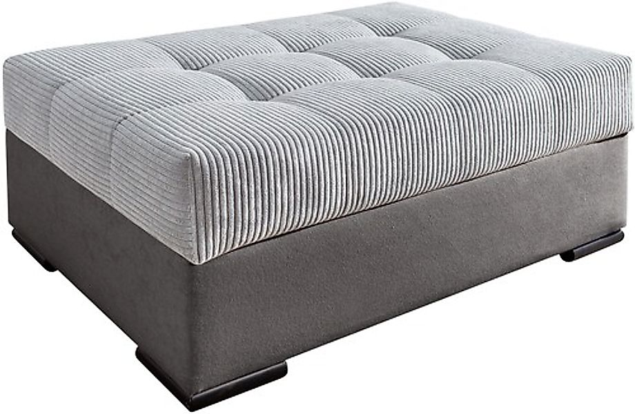 COLLECTION AB Hocker »Josy, B: 98 cm« individuell zu kombinieren, Federkern günstig online kaufen