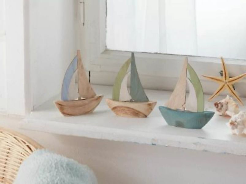 HOME Living Segelboot Ahoi Dekoobjekte günstig online kaufen