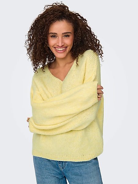 JDY V-Ausschnitt-Pullover "JDYDINEA L/S REVERSIBLE PULLOV. KNT NOOS" günstig online kaufen