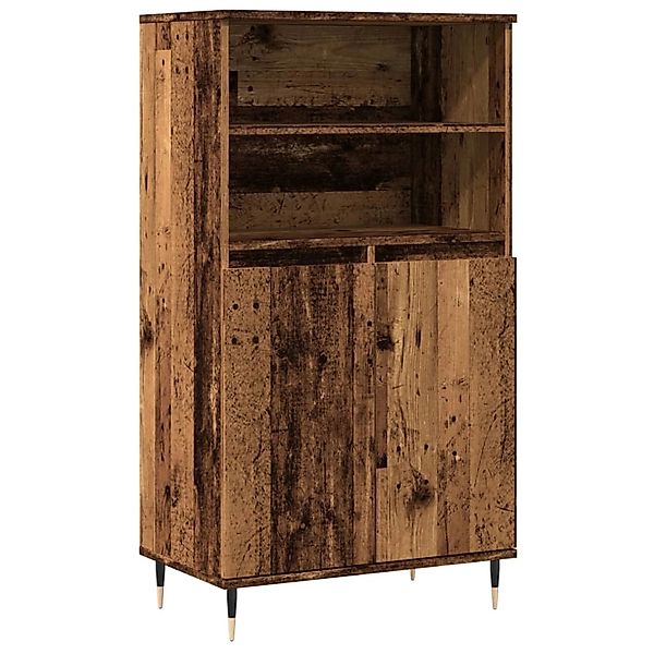 vidaXL Highboard Altholz-Optik 60x36x110 cm Holzwerkstoff 857458 günstig online kaufen