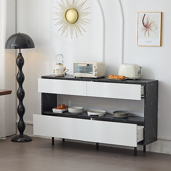 HAUSS SPOLE Sideboard Kommode mit schubladen,Beistellschrank günstig online kaufen