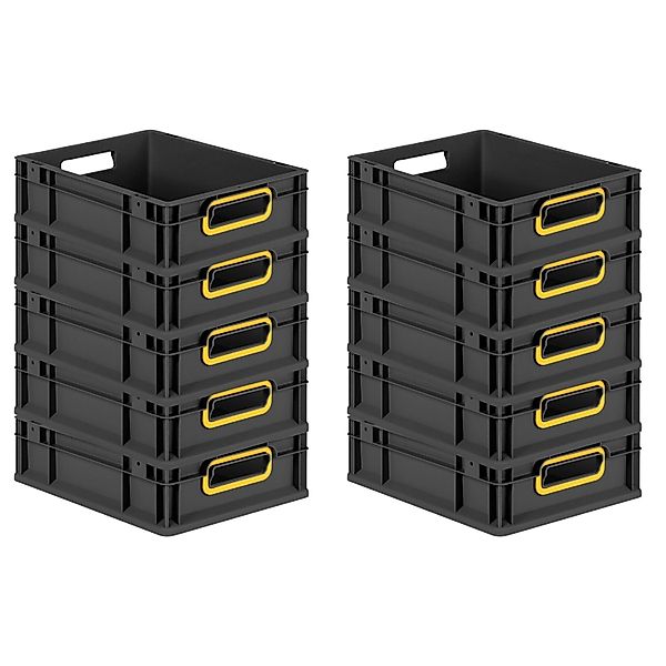 PROREGAL SparSet 10x Eurobox Nextgen Color HxBxT 12x30x40cm 11 Liter Griffe günstig online kaufen