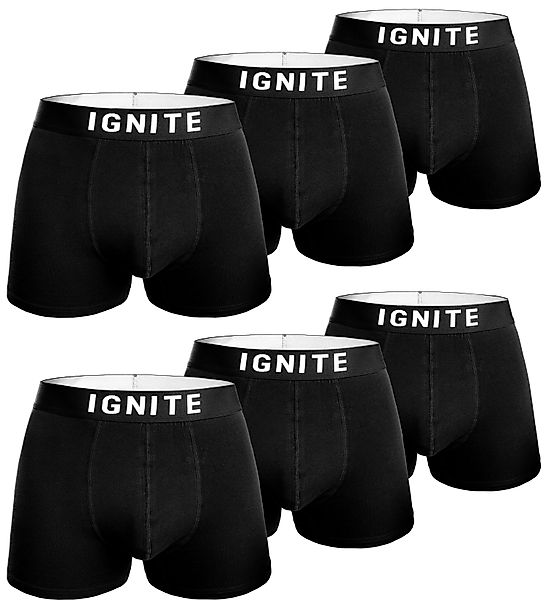 IGNITE Boxershorts Herren Schwarz Baumwolle 95% günstig online kaufen