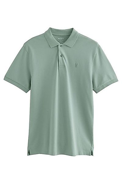 Next Poloshirt Slim Fit Pikee-Poloshirt mit kurzen Ärmeln (1-tlg) günstig online kaufen
