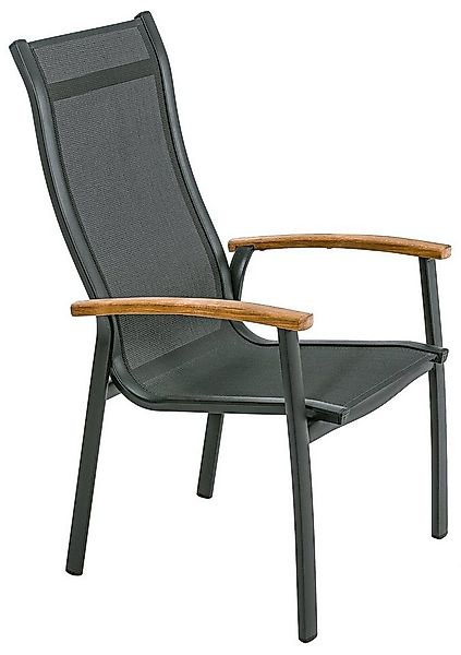 Dehner Gartenstuhl Stapelstuhl Chicago Wood, 108.5 x 66 x 75 cm, eleganter günstig online kaufen